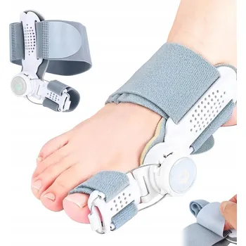 Korekční aparát na hallux valgus (vbočený palec) pro den i noc Bedee, univerzální velikost, šedý, 1 ks