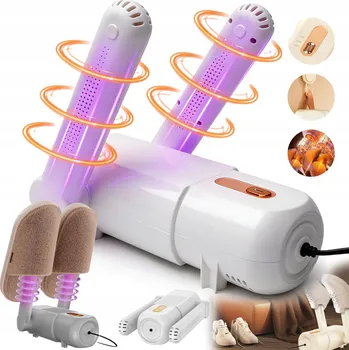 Sušák na prádlo SUŠÁK NA BOTY S NASTAVITELNOU FUNKCÍ, SKLÁDACÍ A PŘENOSNÝ, VÝKONNÝ A TICHÝ