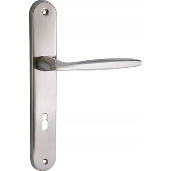 Dveřní kování Interiérová klika Domino Dlouhá, štítek s otvorem pro klíč