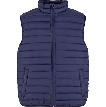 Pánská vesta New Morning Studios Pánská prošívaná vesta NM033 Navy 4XL