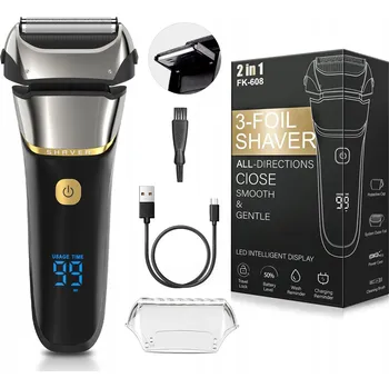 AKUMULÁTOROVÝ HOLICÍ STROJEK PRO MUŽE, ZASTŘIHOVAČ VLASŮ A VOUSŮ