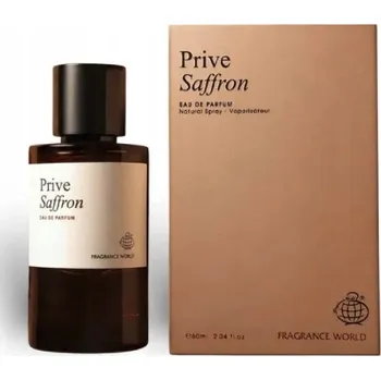 Unisex parfém FRAGRANCE WORLD PRIVE SAFFRON 60 ML PARFÉMOVANÁ VODA UNISEX ARABSKÉ PARFÉMY