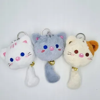 plyšák Plyšová Hračka MINI kočička s rolničkou mix barev