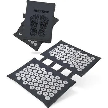 Polštář NEOLYMP Akupresurní podložka na nohy – všestranná stimulace ŠEDÁ