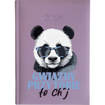 Kalendář Knižní kalendář 2026 A5 FunnyCase fialový