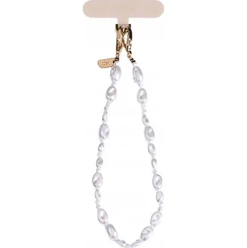 Šňůrka na telefon plast bílá