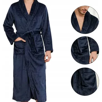 Dámský župan Župan s klopami, pánský župan, domácí oblečení XL