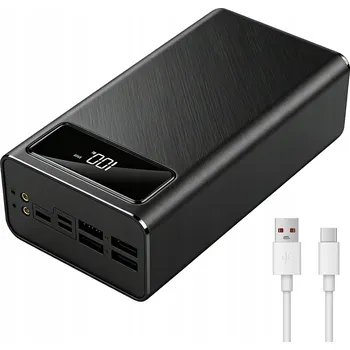 Powerbanka POWERBANKA 50000mAh 4XUSB SILNÁ NABÍJEČKA S BATERKOU / SVÍTILNOU