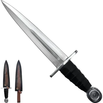Sběratelství PAK Středověká dýka "CUSTODIAN" s koženým pouzdrem
