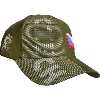 Kšiltovka Kšiltovka zelená podél CZECH Barva: zelena