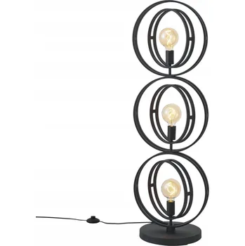 Stojací lampa Moderní černá stojací lampa se 3 světelnými body - Indu