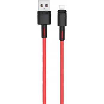 Datový kabel Kabel XO USB - USB typ C 1 m červený