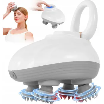 ELEKTRICKÝ MASÉR NA HLAVU, 3 REŽIMY VIBRACÍ, AUTOMATICKÉ VYPNUTÍ