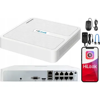 IP kamera IP záznamník NVR-8CH-H/8P pro 6Mpx, 8 kanálů PoE HiLook od Hikvision, aplikace