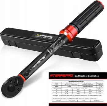 Klíč ATSAFEPRO Momentový klíč na kolo 3-25 Nm, 72 zubů