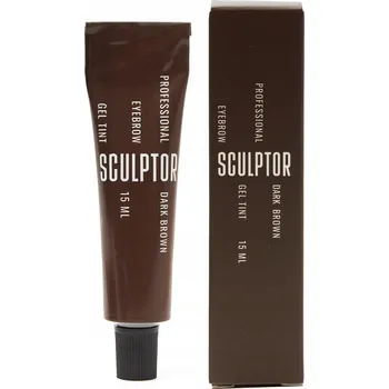 Barva na řasy a obočí Sculptor barva na obočí Dark Brown 15 ml
