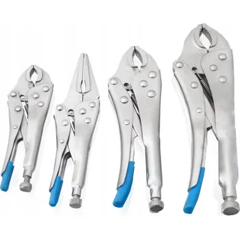 Kleště Sada nástrojů svařovací upínací kleště s dlouhou rukojetí 4ks pouzdro