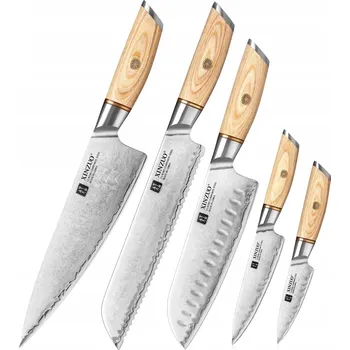 XINZUO Sada Kuchyňských Nožů 5ks Profesionální Japonské Nože