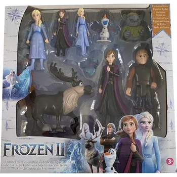 FROZEN SADA 9 FIGUREK NA DORT LEDOVÉ KRÁLOVSTVÍ ELSA OLAF