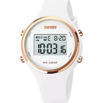 Hodinky SKMEI 1720 dámské digitální hodinky Lana Bílé