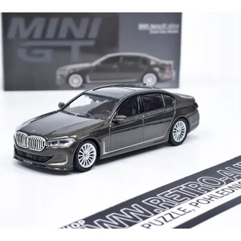 autíčko BMW Alpina B7 xDrive, šedá metalíza Mini GT 1:64