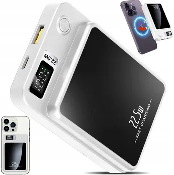 Powerbanka BEZDRÁTOVÁ POWERBANKA 10000MAH PORT USB-C KABEL DÁREK PRO TEENAGERA