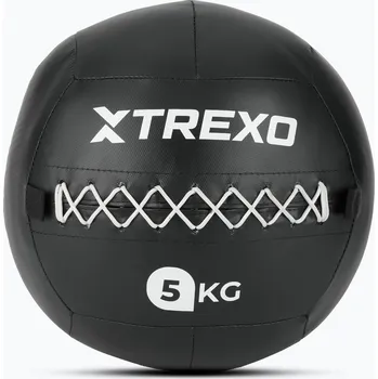 Medicinbal Posilovací míč XTREXO Wall Ball 5 kg black
