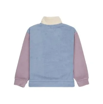 Dámská mikina Roxy Fleecová mikina Lazy Weekend ERGPF03087 Modrá Regular Fit 14_xl