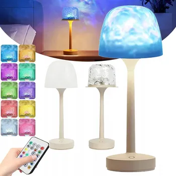 Lampička STOLNÍ LAMPA 16 BAREV LED DOTYK DÁLKOVÝ OVLADAČ DO POKOJE