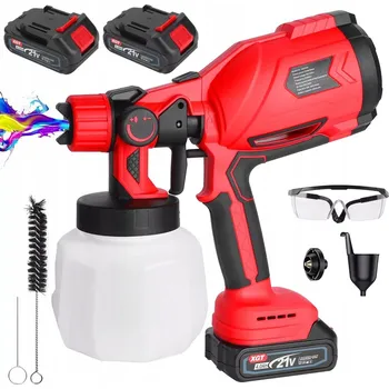 Stříkací pistole Akumulátorová elektrická stříkací pistole 21V pro renovace a malování