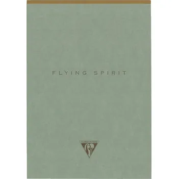 Blok Clairefontaine Flying Spirit A5, linkovaný, zelený
