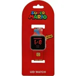 Dětské LED hodinky SUPER MARIO – červené