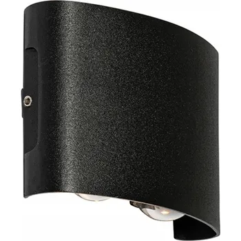 Venkovní osvětlení Venkovní nástěnné svítidlo černé s LED, 4 světla, IP54 - Silly