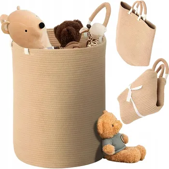 Koš na prádlo Volně stojící koš na prádlo Bedee 68 l, hnědý