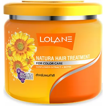 Vlasová regenerace LOLANE Natura Maska na Barvené Vlasy 250g