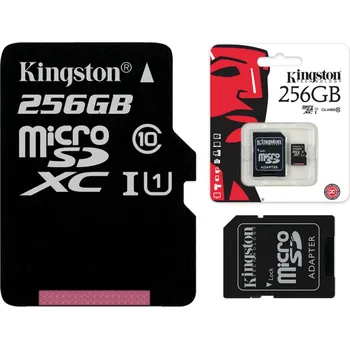 Paměťová karta MicroSD karta Kingston Canvas Select 256 GB
