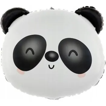 Balónek Fóliový balónek PANDA Narozeniny Medvídek Hlava Dekorace