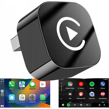 Bluetooth adaptér Bezdrátový USB adaptér CarPlay / Android Auto, černý