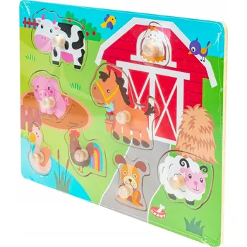 Dřevěná hračka Dřevěné puzzle Smily Play SPW83605 dřevěné