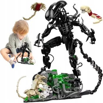 ostatní stavebnice STAVEBNICE 958 DÍLŮ STVOŘENÍ CIZÍHO MONSTRA PRO STAVĚNÍ MODEL