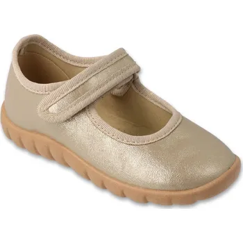 Dívčí obuv Bačkůrky botičky Befado 460P019 zlaté flexibilní lehké velikost: 24
