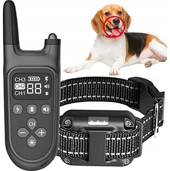 Obojek pro psa Materiálový obojek proti štěkání pro psy Bedee vel. M/L