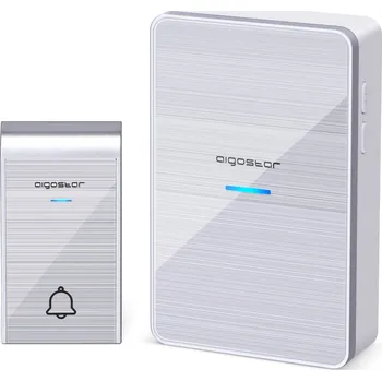 Domovní zvonek AIGOSTAR Bezdrátový zvonek s LED, 36 melodií, dosah 150 m