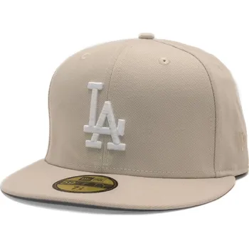 Kšiltovka Kšiltovka New Era - MLB Seasonal 59FIFTY - LA Dodgers - Stone velikosti fitted caps 7 3/4 (61.5 cm)
