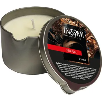 Masážní přípravek Eureko Masážní svíčka INTIMI Sensual, 200 ml