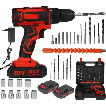 Aku Šroubovák Bedee, akumulátorový, 20 V, Aku Šroubovák Akumulatorowa LED