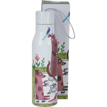 Termoska z nerezové oceli DUO ANIMALS PSI SVĚT PSI PIKNIK 500 ml