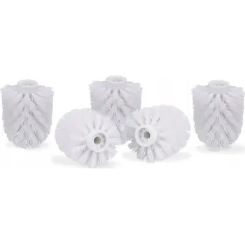 WC štětka Sada 5 náhradních hlavic kartáče na WC