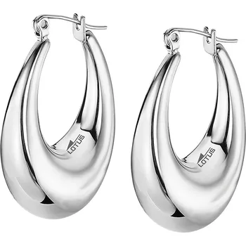 Náušnice Dámské náušnice kruhy stříbrné | Elegantní design | Kvalitní zpracování | Dámské naušnice | Dámské šperky | ROMERO chirurgická ocel