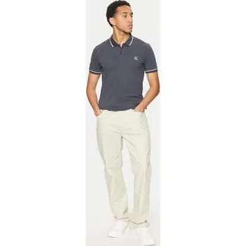 Pánské tričko Calvin Klein Jeans Polokošile J30J315603 Tmavomodrá Slim Fit M